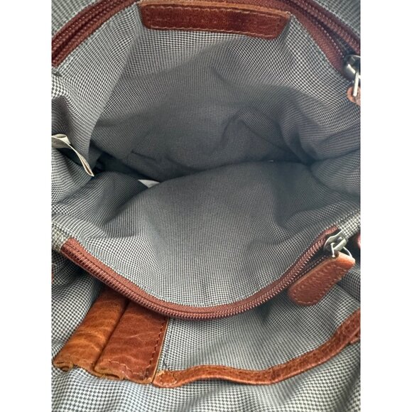 Brunette & Sparrow By Jack Georges Texas – Dark Brown Leather Backpack - Picture 8 of 9